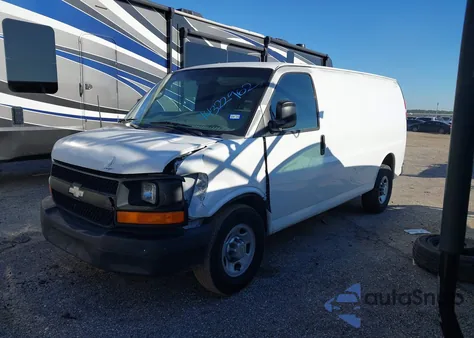 2013 Chevrolet Express 2500 Work Van from USA, damaged, VIN 1GCWGFCAXD1115606